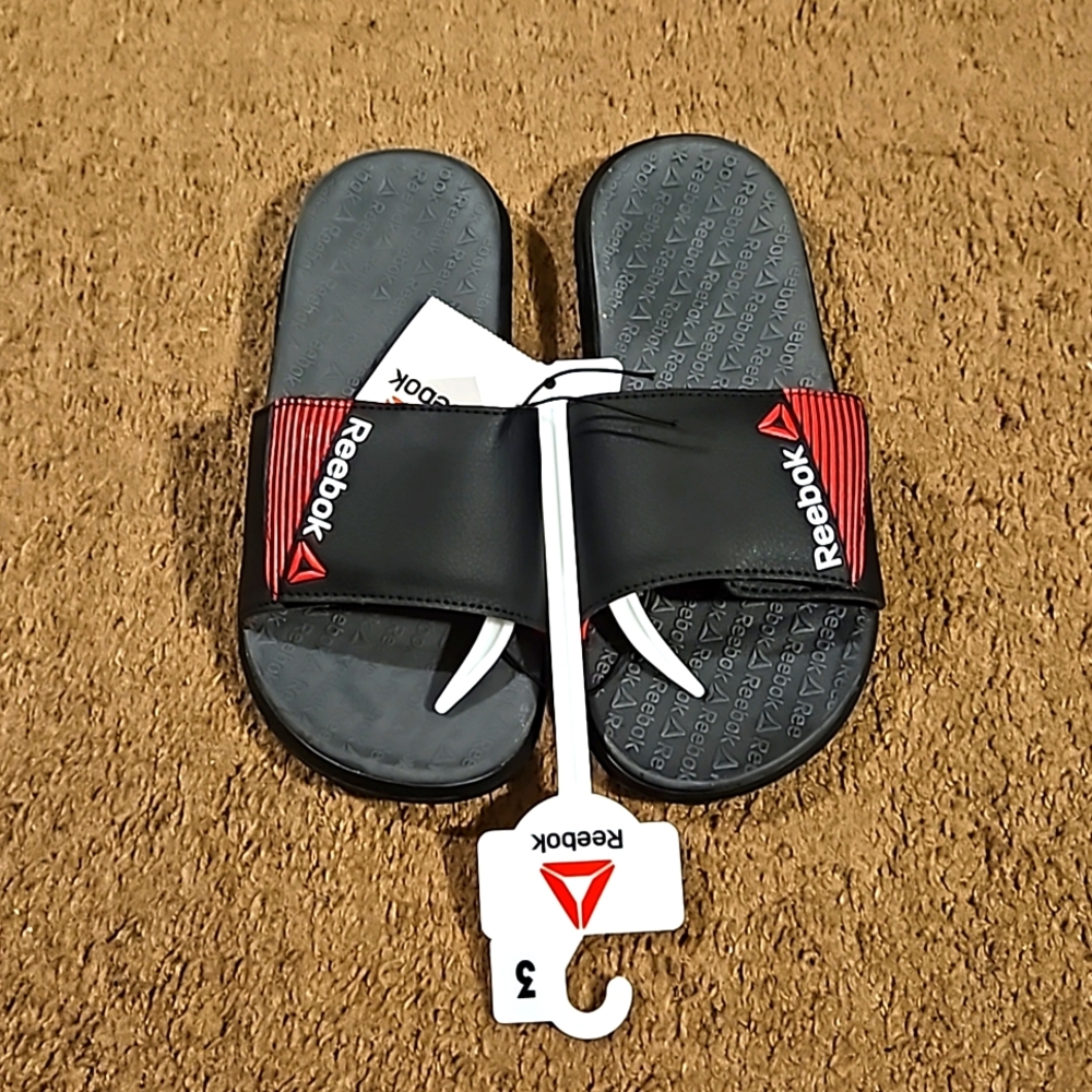 Boys Reebok slides